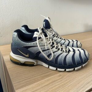 Nike Navy and White Air Max Plus Sneakers